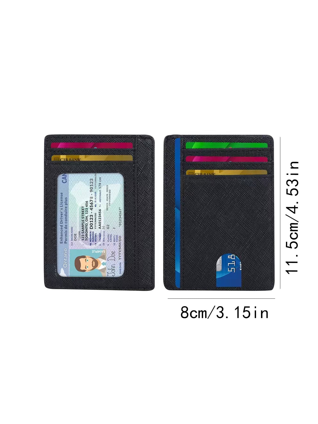 Portable Ultra-thin RFID Card Case Large Capacity Card Case Exquisite Pupi Multi-card Bank Card Credit Card