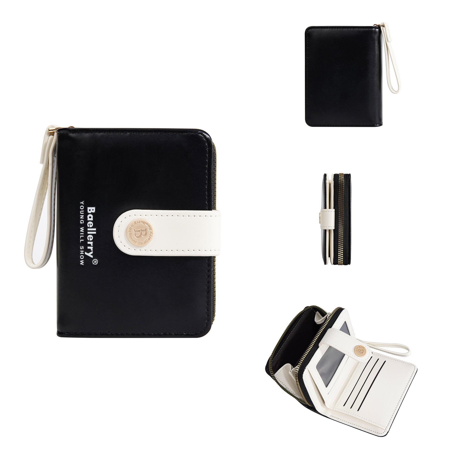 Baellerry New Wallet Women's Card Holder Fashion Niche Multi-Card Slot Cute High-Value Coin Purse for Women