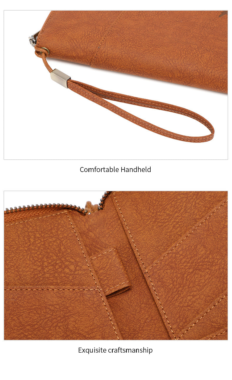 New Rfid Family Passport Holder Wallet Travel Document Storage Bag Simple Large-Capacity Credit Card Protective Case