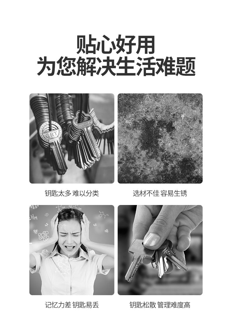 Cross-border hot sale woven key ring key ring key ring buckle key storage key ring chain key ring generation hair