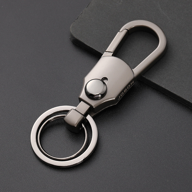JOBON Zhongbang car keychain Business Men's high-end waist hanging metal key ring pendant gift key chain