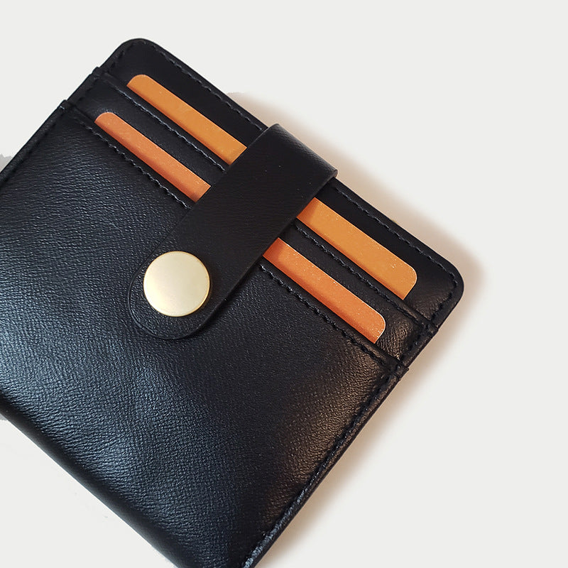 Ins Wallet Women's Short Multi-Functional Keychain Zipper Card Holder Coin Purse Women's Leather Wallet New Portable