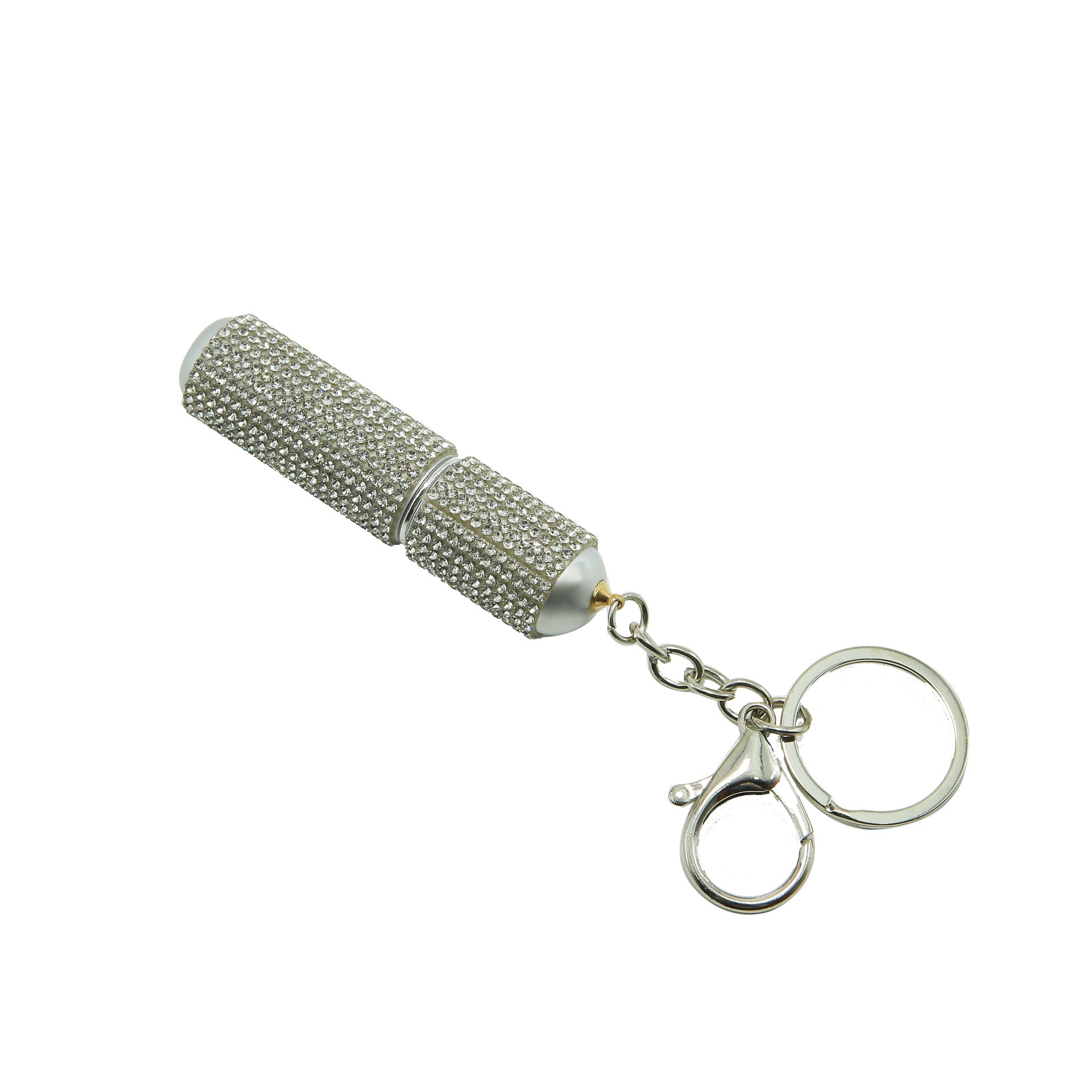 Diamond-Encrusted 5ml Perfume Refill Bottle, Visible and Portable Keychain, Direct Sales from the Manufacturer, Sparkling Diamond Car Key