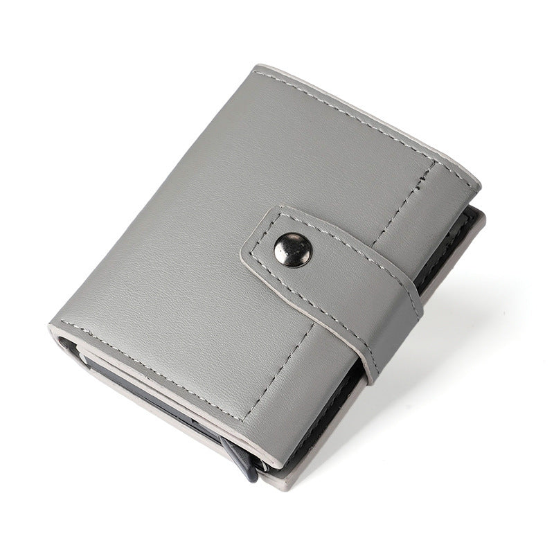 Cross-Border Popular Multi-Card Slot Men's Wallet Automatic Pop-Up Card Holder Unisex Credit Card Holder Card Holder Wholesale Women