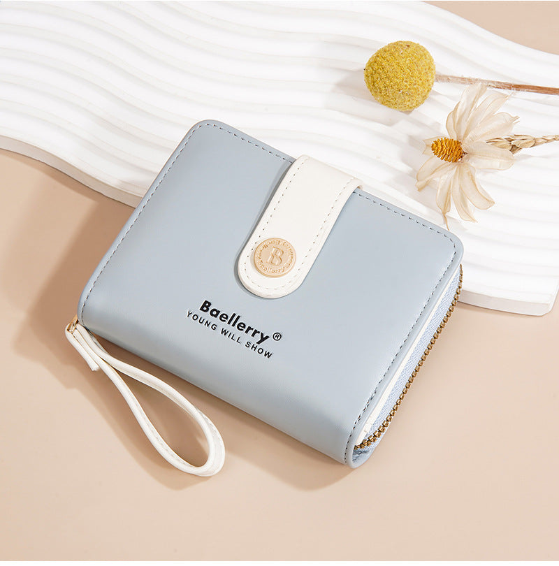 Baellerry New Wallet Women's Card Holder Fashion Niche Multi-Card Slot Cute High-Value Coin Purse for Women