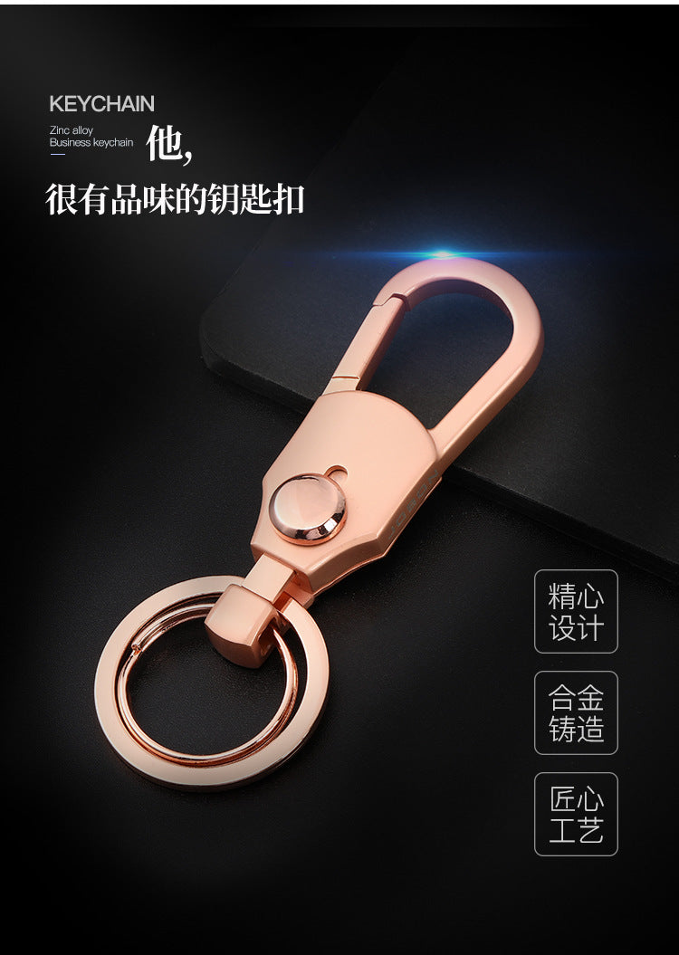 JOBON Zhongbang car keychain Business Men's high-end waist hanging metal key ring pendant gift key chain