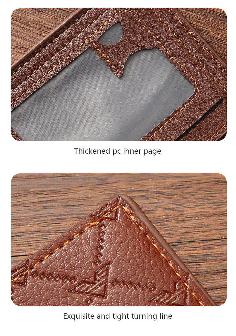 2024 New Cross-Border Supply Pu Coin Wallet Card Holder Men's Wallet Short Source Manufacturer Wallet Wholesale