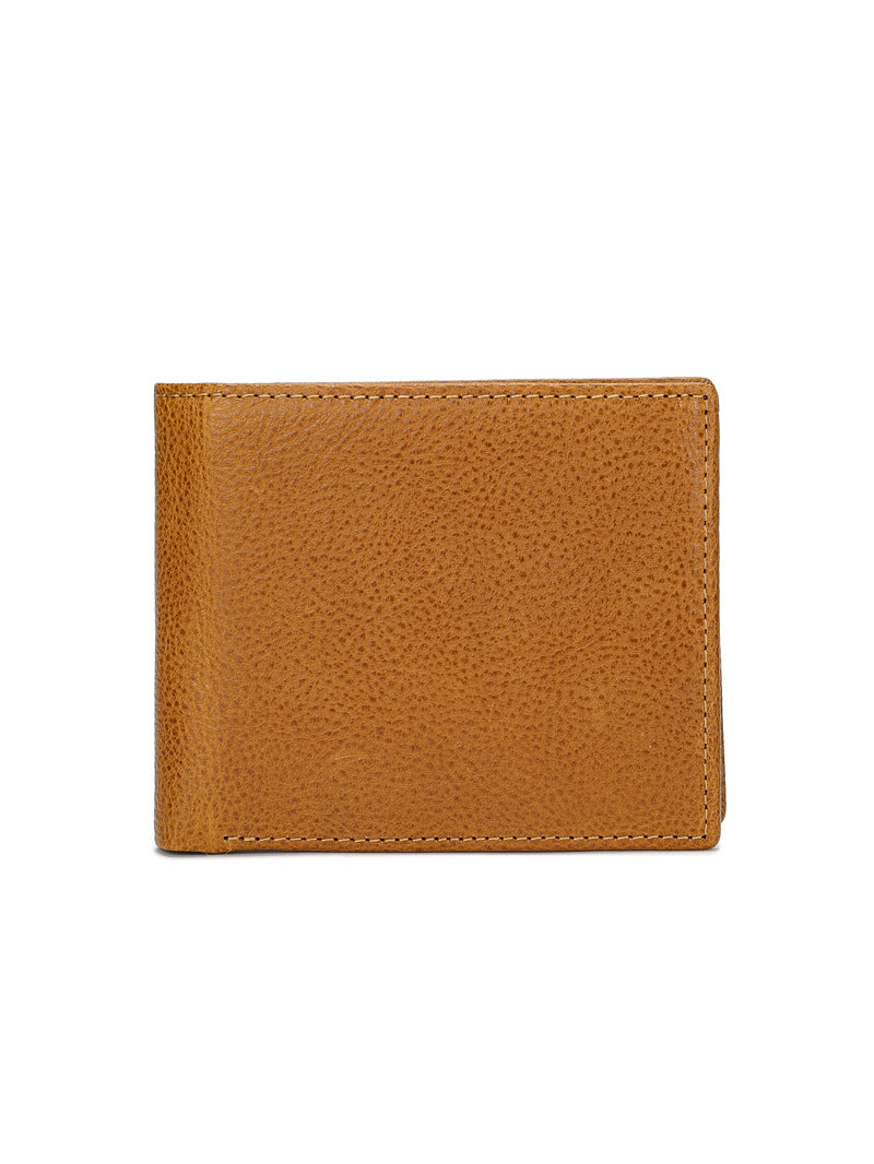 Men's casual vegetable tanned first layer cowhide wallet multi-functional large capacity wallet genuine leather short Coin Purse Wallet fashion