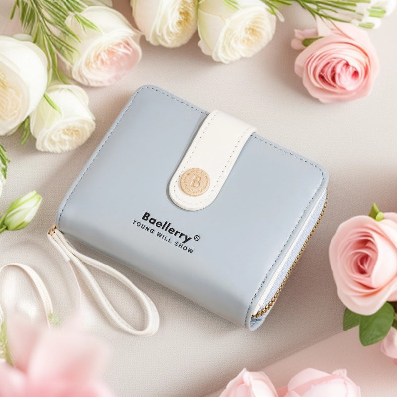 Baellerry New Wallet Women's Card Holder Fashion Niche Multi-Card Slot Cute High-Value Coin Purse for Women