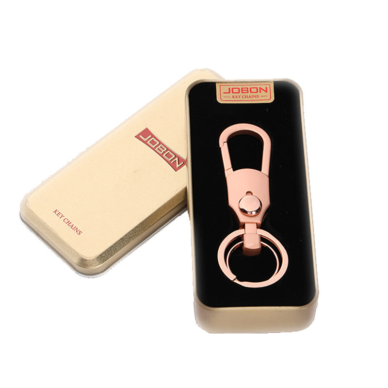 JOBON Zhongbang car keychain Business Men's high-end waist hanging metal key ring pendant gift key chain