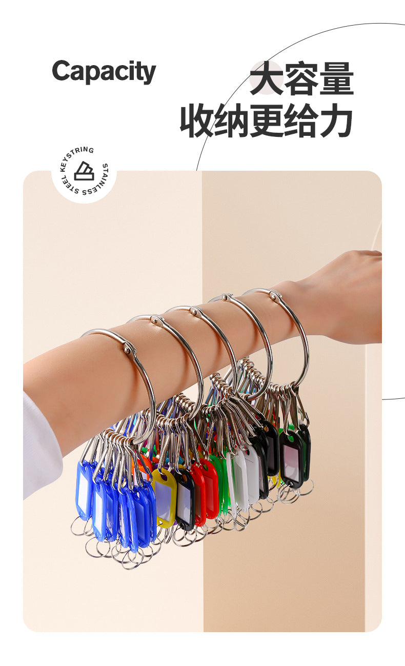 Cross-border hot sale woven key ring key ring key ring buckle key storage key ring chain key ring generation hair