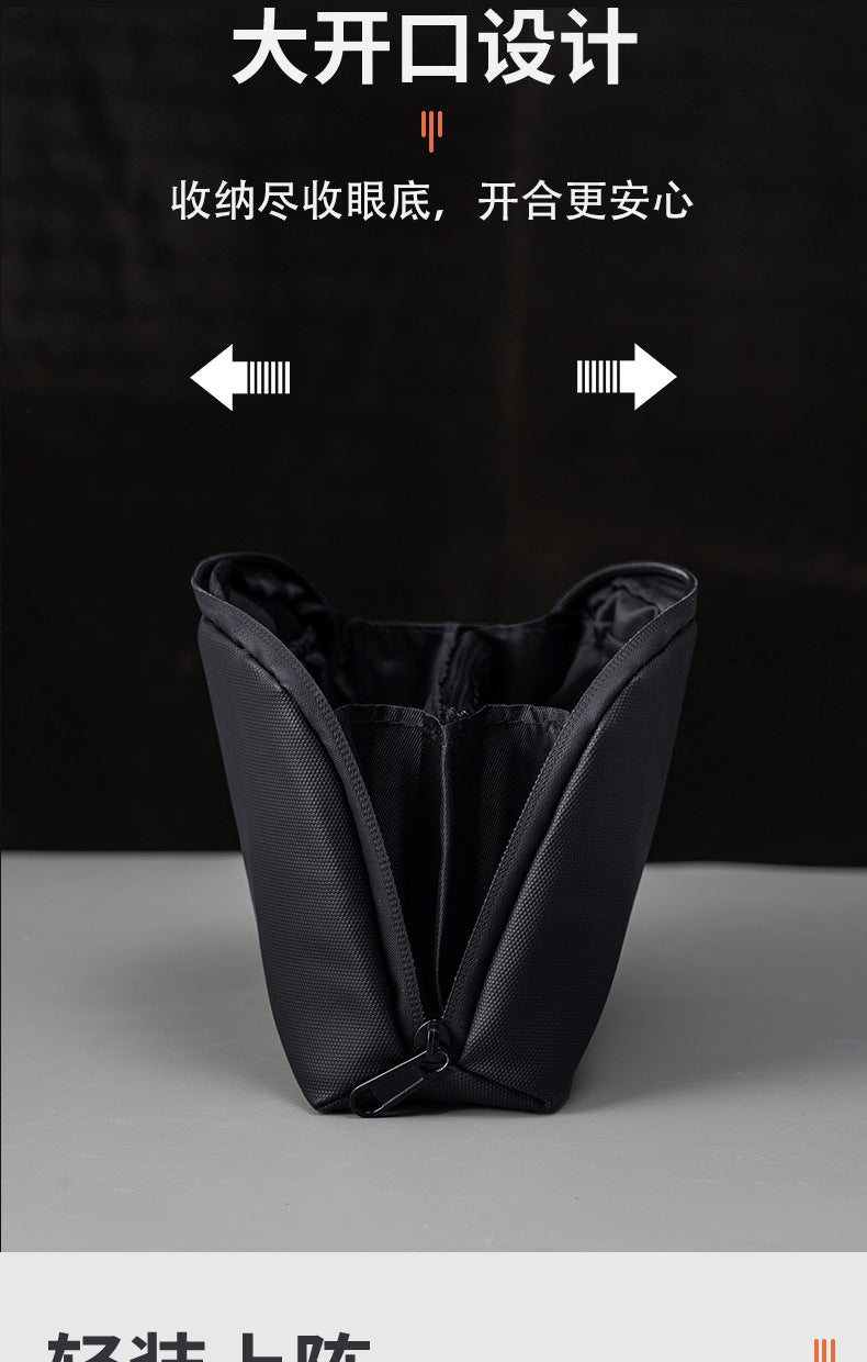 Trendy new data cable storage bag multi-functional large-capacity multi-layer earphone data cable charging treasure storage bag