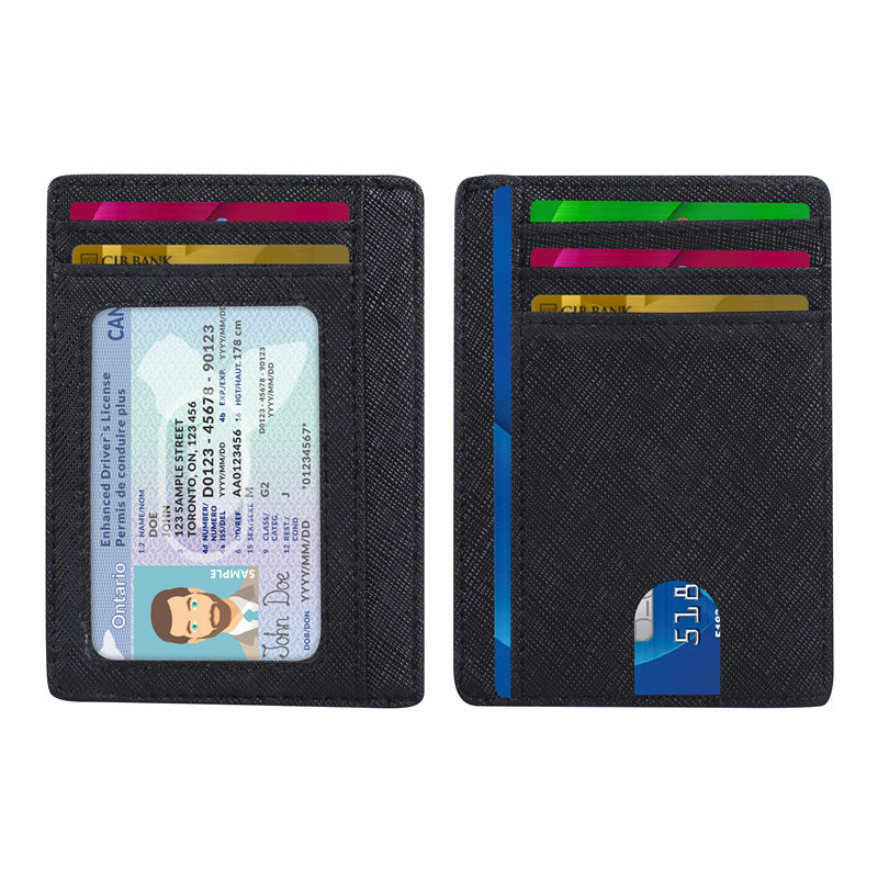 Portable Ultra-thin RFID Card Case Large Capacity Card Case Exquisite Pupi Multi-card Bank Card Credit Card