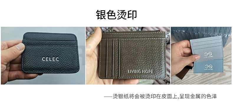 Cross-Border Simple Genuine Leather Business Soft Leather Card Holder Men's Credit Card Cowhide Card Holder Girl's Id Cosmetics Bag