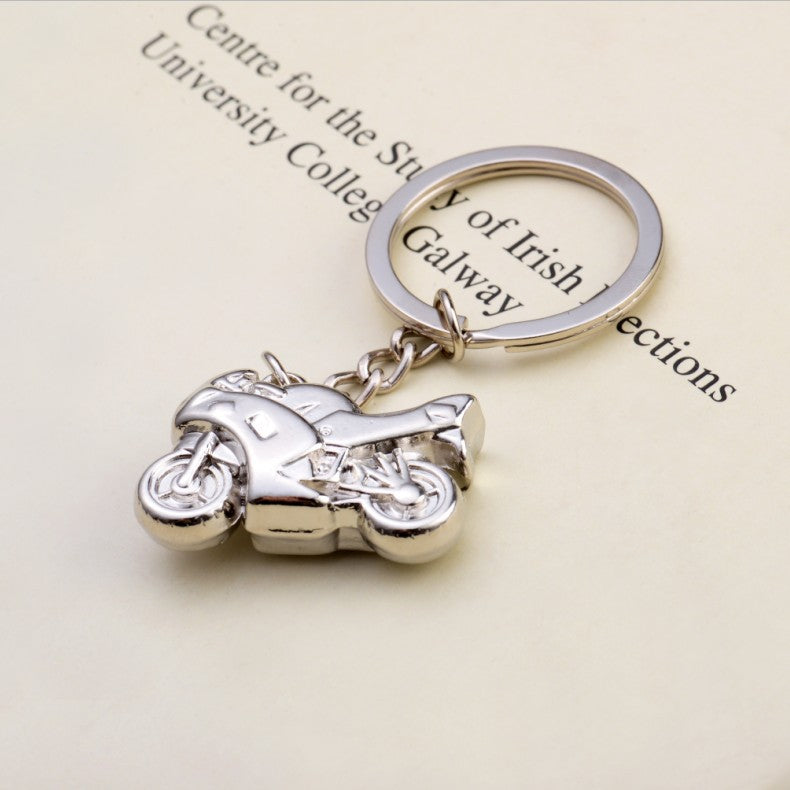 Simulation motorcycle key chain car key chain men's key ring pendant practical car activities gift