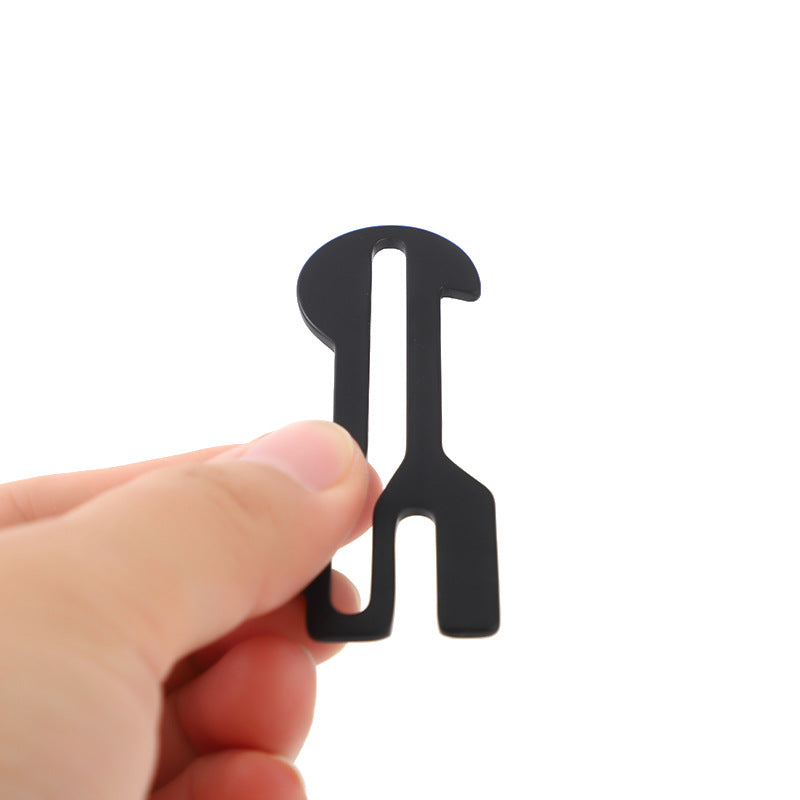 Foreign trade multi-functional key stainless steel bottle opener supermarket cart token keychain cross-border supermarket shopping cart token