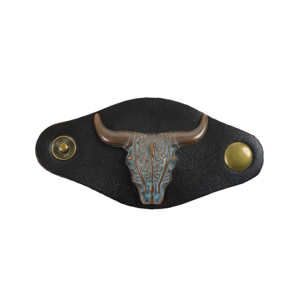 Handmade Leather Car Keychain Mini Cat Mask Shape Keychain Hollow Key Chain Key Ring Toy in stock