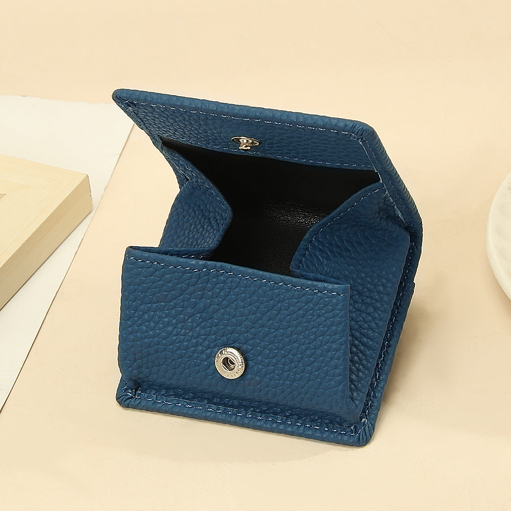Factory Direct Sales Spot Gift Korean Version Genuine Pickup Bag Cowhide Multi-Card Slot Id Card Holder Credit Card Holder Business Card Holder