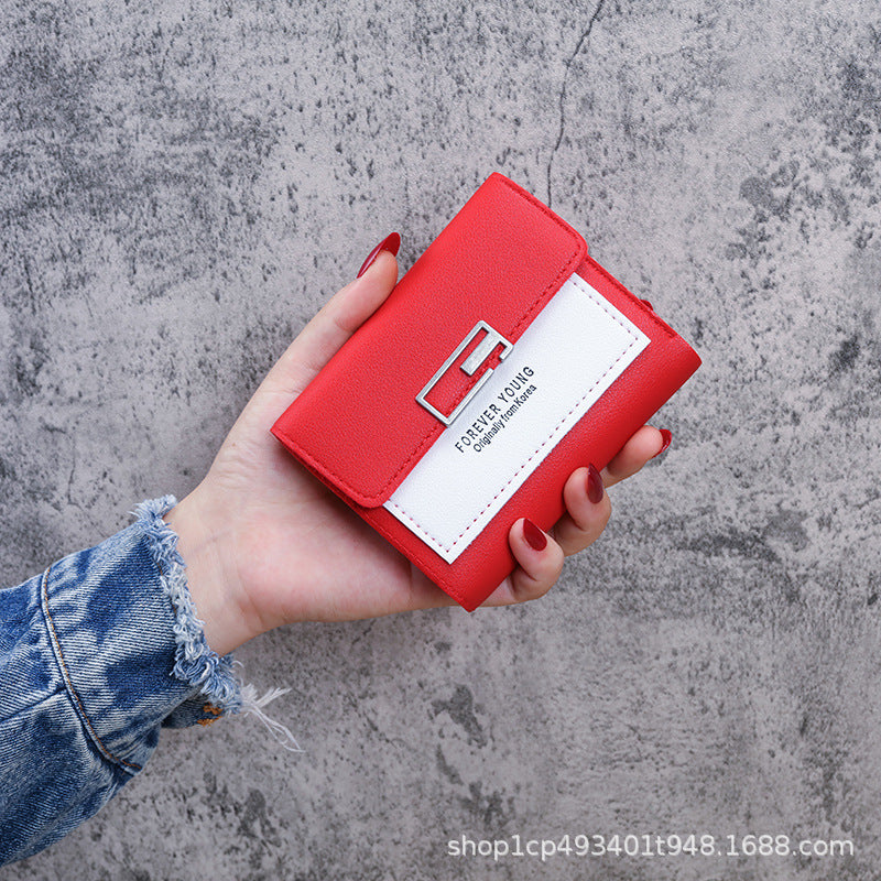 Manufacturer Wholesale Small 70% off Coin Purse K-Style Mini Foldableing Wallet Multi-Function Card Holder Student Coin Cosmetics Bag