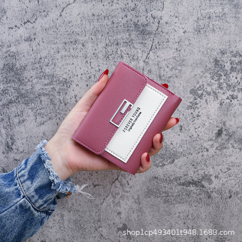 Manufacturer Wholesale Small 70% off Coin Purse K-Style Mini Foldableing Wallet Multi-Function Card Holder Student Coin Cosmetics Bag
