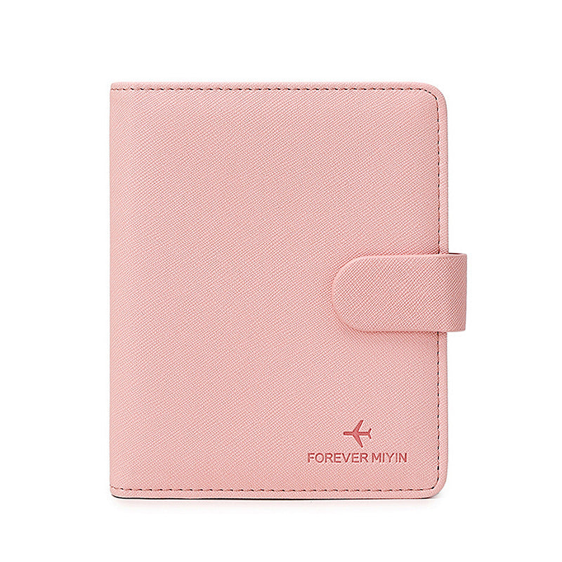 Cross-Border 2026 New Rfid Passport Wallet Multi-Functional Credit Card Document Holder Ultra-Thin Portable Travel Passport Holder