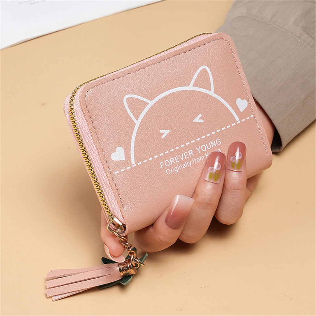Factory wholesale Korean style cute zipper coin purse multi-functional card holder coin bag student mini bag wallet