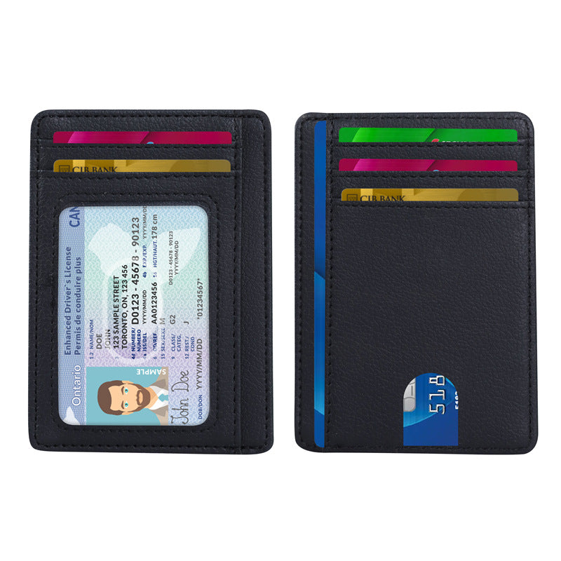 Portable Ultra-thin RFID Card Case Large Capacity Card Case Exquisite Pupi Multi-card Bank Card Credit Card