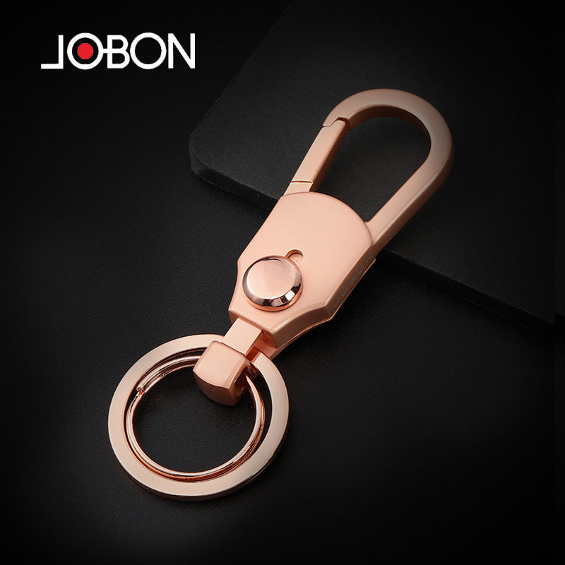 JOBON Zhongbang car keychain Business Men's high-end waist hanging metal key ring pendant gift key chain