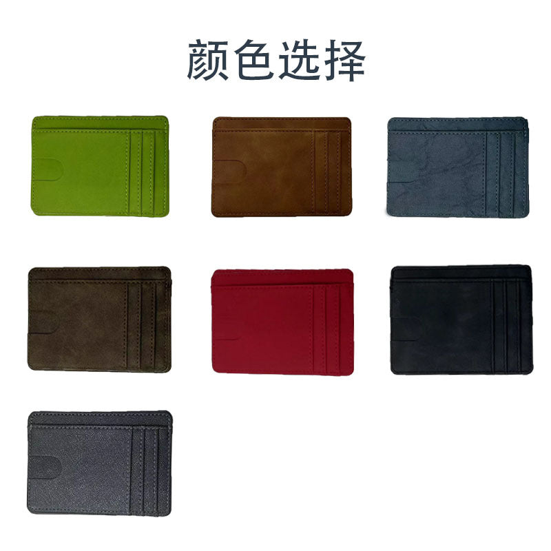 Portable Ultra-thin RFID Card Case Large Capacity Card Case Exquisite Pupi Multi-card Bank Card Credit Card