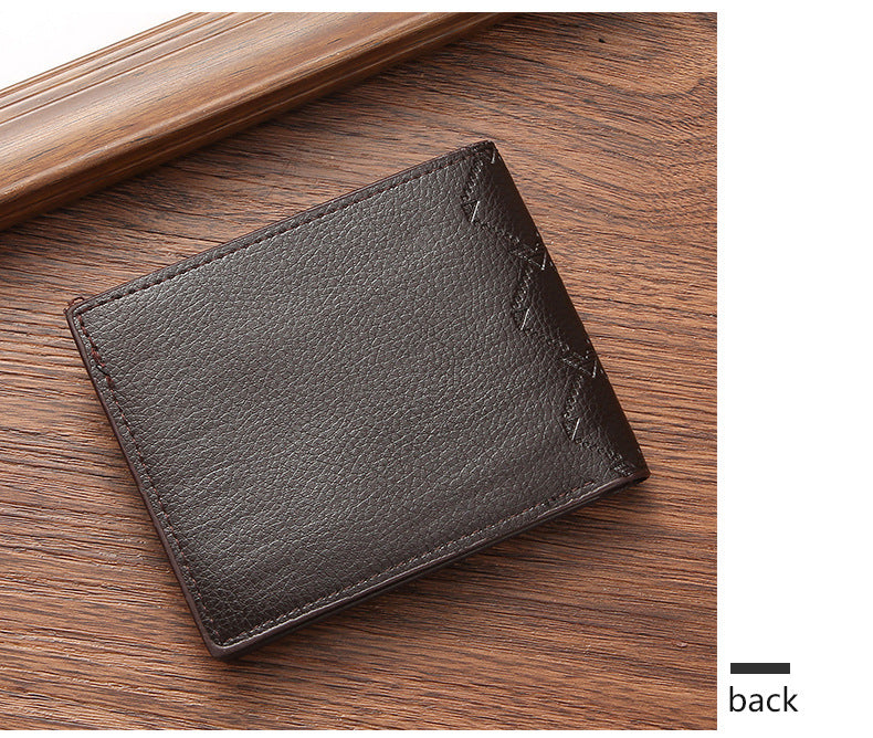 2024 New Cross-Border Supply Pu Coin Wallet Card Holder Men's Wallet Short Source Manufacturer Wallet Wholesale