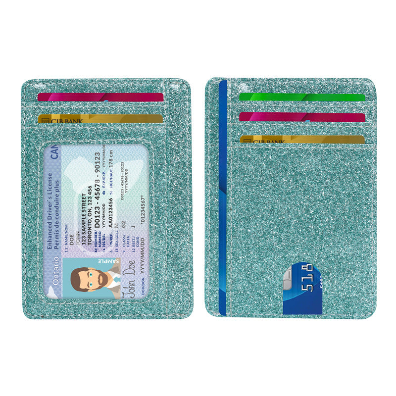 Portable Ultra-thin RFID Card Case Large Capacity Card Case Exquisite Pupi Multi-card Bank Card Credit Card