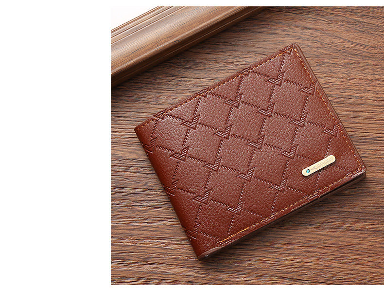 2024 New Cross-Border Supply Pu Coin Wallet Card Holder Men's Wallet Short Source Manufacturer Wallet Wholesale