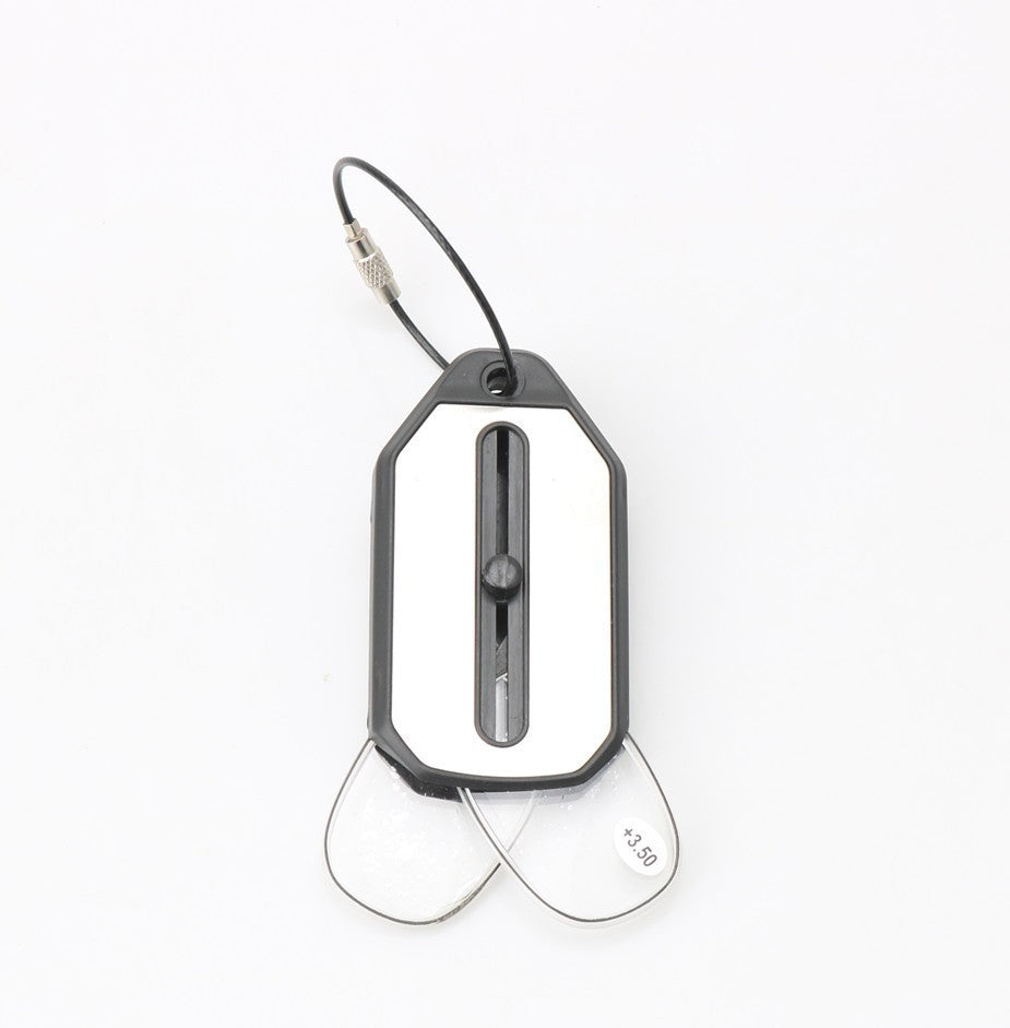 Cross-border new retractable clip nose reading glasses personalized fashion mini convenient reading keychain reading glasses trend