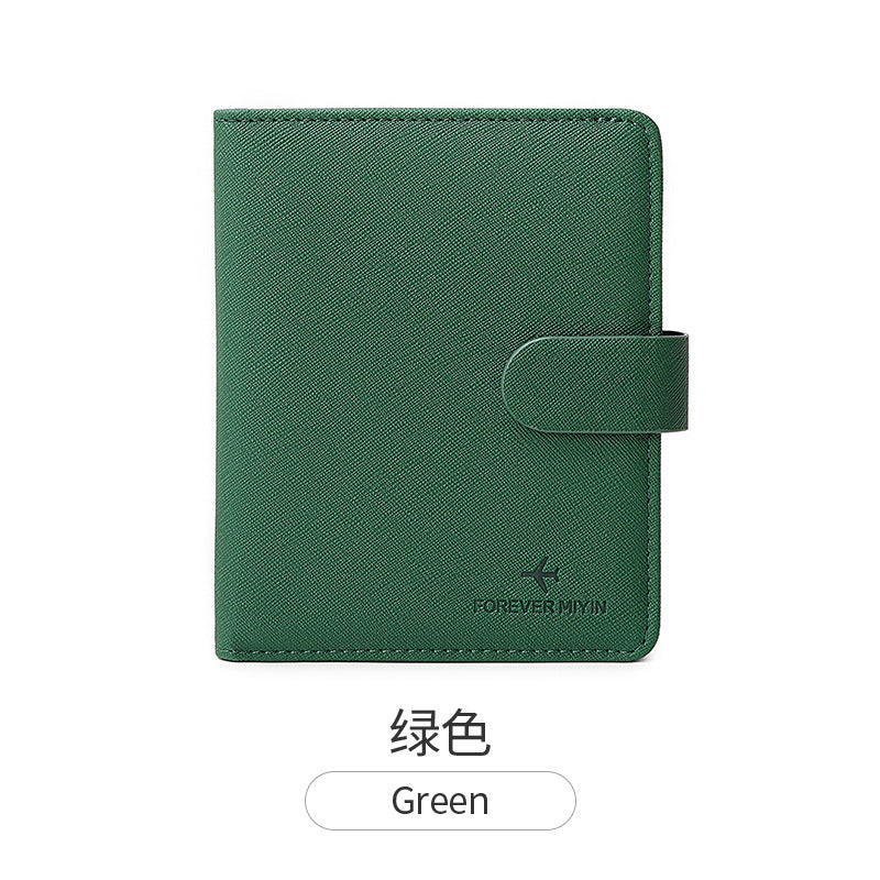 Cross-Border 2026 New Rfid Passport Wallet Multi-Functional Credit Card Document Holder Ultra-Thin Portable Travel Passport Holder