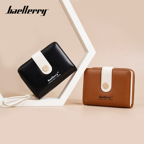 Baellerry New Wallet Women's Card Holder Fashion Niche Multi-Card Slot Cute High-Value Coin Purse for Women
