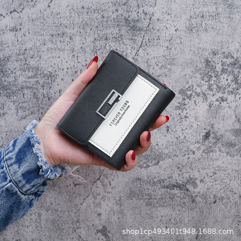 Manufacturer Wholesale Small 70% off Coin Purse K-Style Mini Foldableing Wallet Multi-Function Card Holder Student Coin Cosmetics Bag