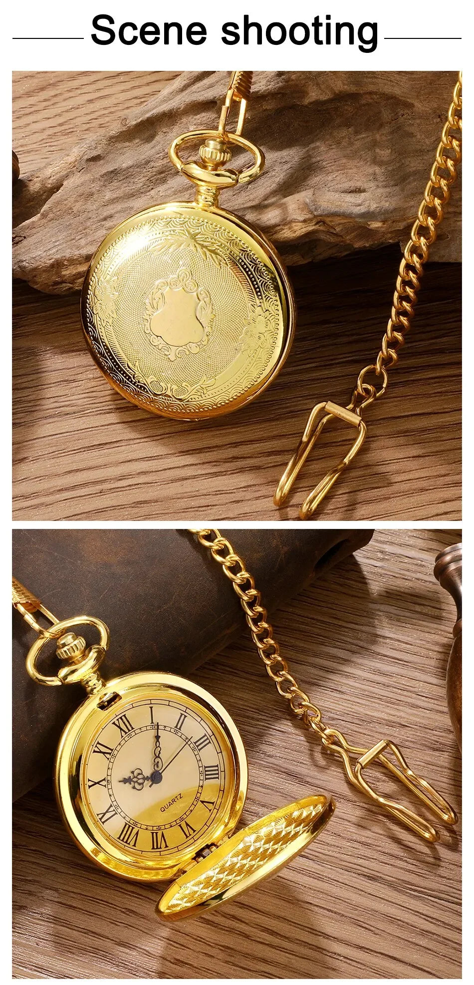 1 pcs quartz pocket watch for men and women, antique steampunk, vintage pocket watch