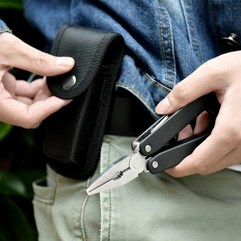 Folding Pliers Bag Cover Sheath Nylon Belt Loop Pocket Carry Storage Torch Holder Waist Bag