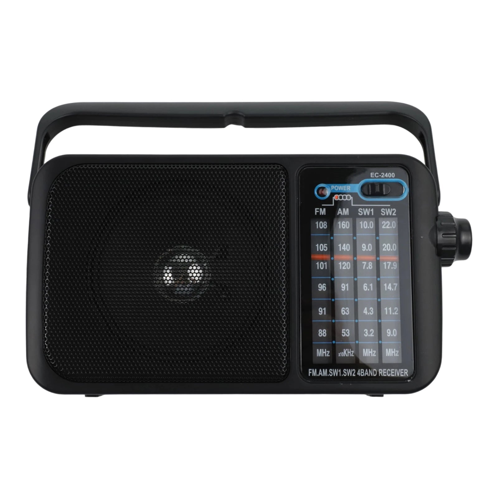 1pc Retro Multi-Band Radio Portable Elegant Full Band Handheld Weather Radio Built-in Speaker For-Emergency Radio Accessories