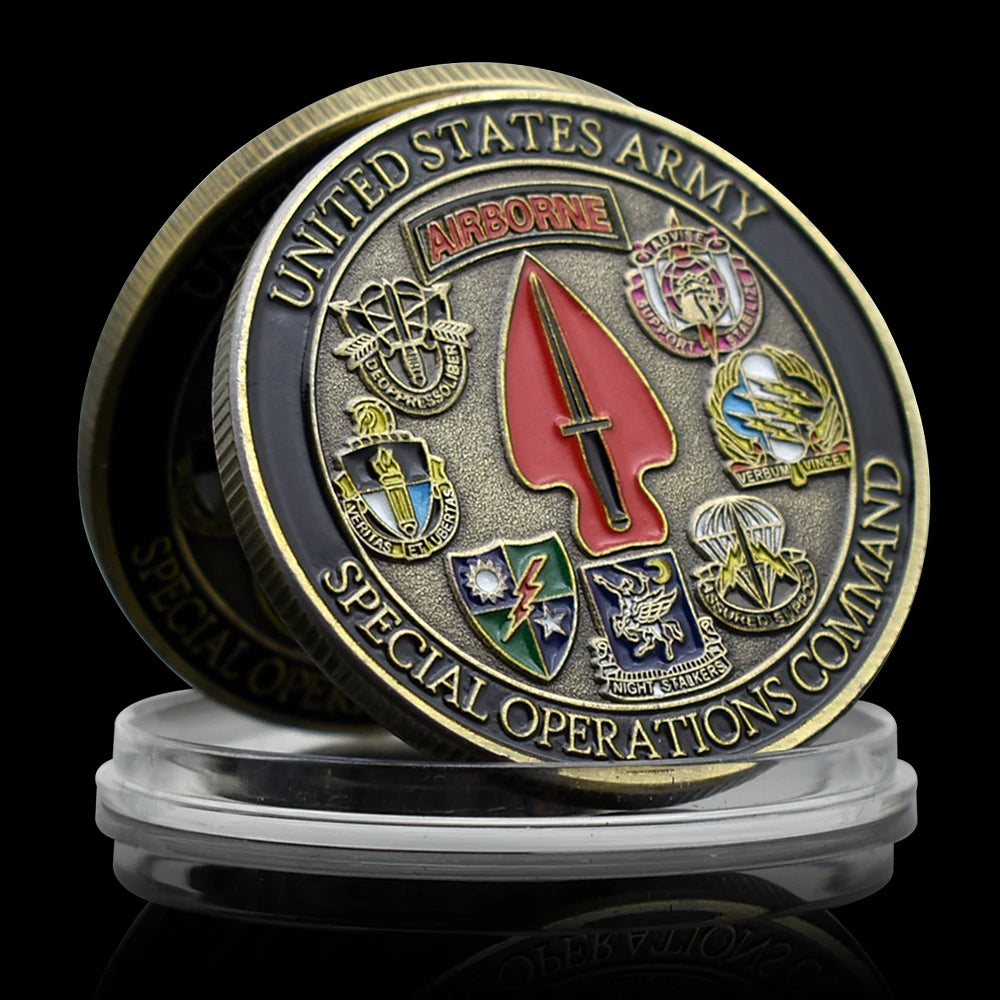 United States Army Special Operations Command Commemorative Coin United Stated Army Challenge Coin   Collect Gifts, Customize