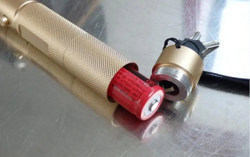 Laser Light Pointers 532nm Green 10000m Focusable Laser Burn Match Hunting Accessories Cat Toy Lazer Torch No Battery