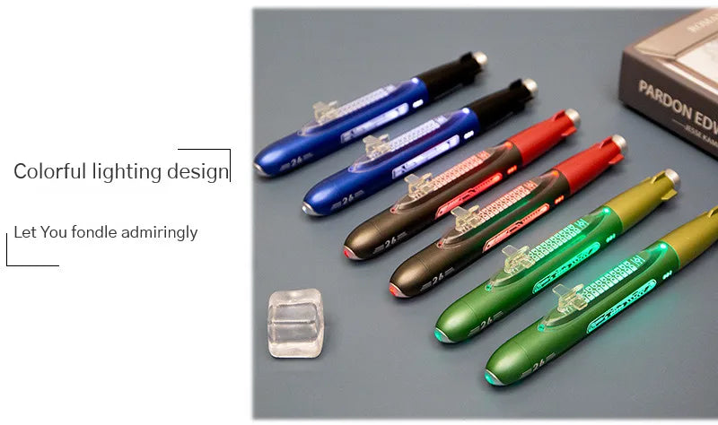 Creative Simulation Submarine Gel Pen 0.5mm Black Ink Spaceship Neutral Pens Children's Fun Toy Smooth Writing School Stationery