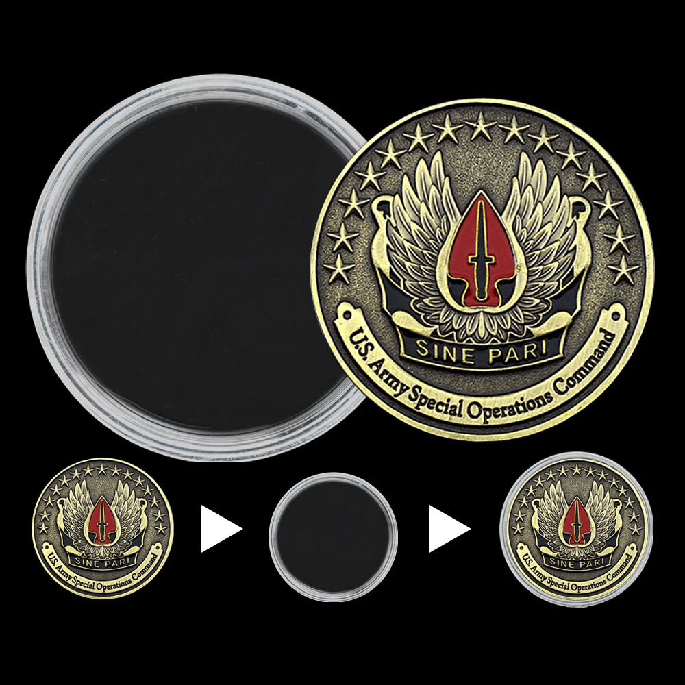 United States Army Special Operations Command Commemorative Coin United Stated Army Challenge Coin   Collect Gifts, Customize