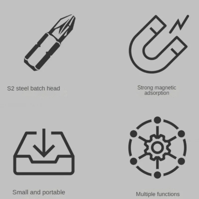 Screwdriver Kit 30 40 44 Precision Magnetic Bits Dismountable Screw Driver Set Case for Smart Home Computer Repair Tools