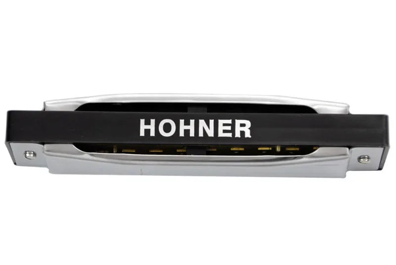 Hohner 10 Hole Harmonica International Silver Star Diatonic Harp,  Blues Harmonica Key C Blues Jazz Band Music Instrument