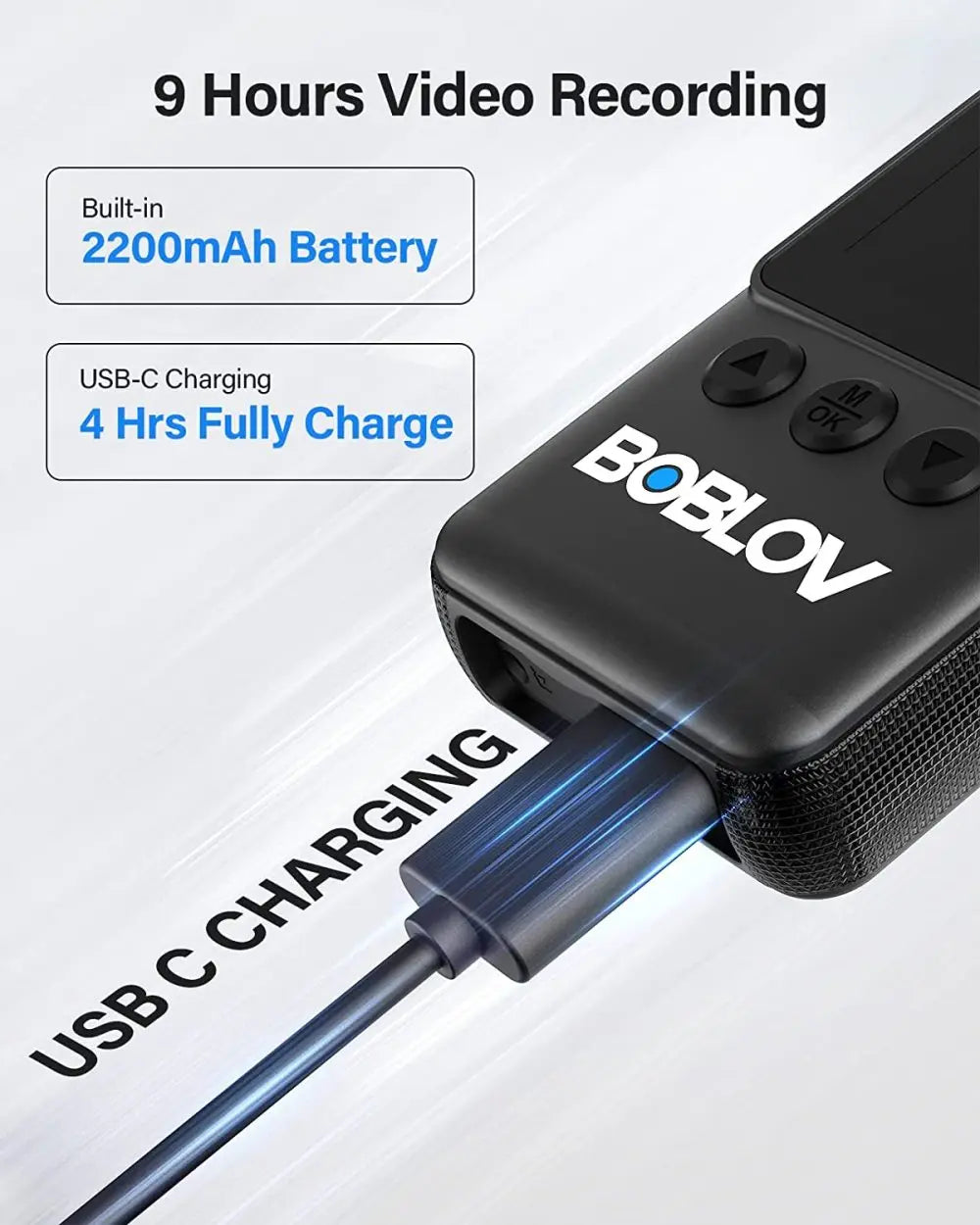 BOBLOV Mini Camera A23 HD1080P 180 Rotating len Video Recorder Infrared Night Vision Small Camcorder Police Body Cam