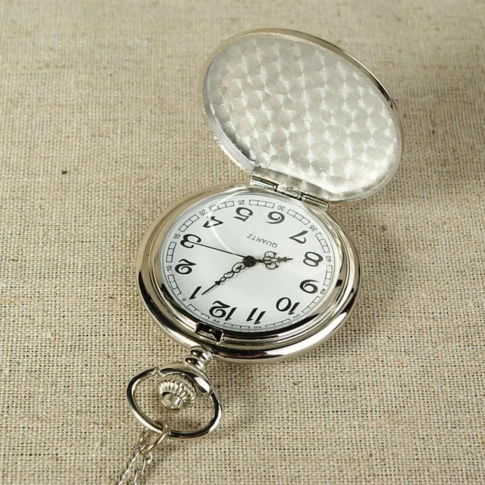 Vintage Men Women Pocket Watch Accurate Quartz Movement Punk Hanging Chain Punk Pocket Watch