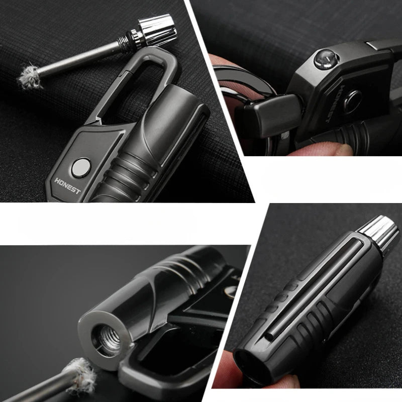 10000Match Keychain Kero sene Torch Lighter Cigarette Lighters Multi Functional Creative Windproof Smoking Accessories Men Gifts