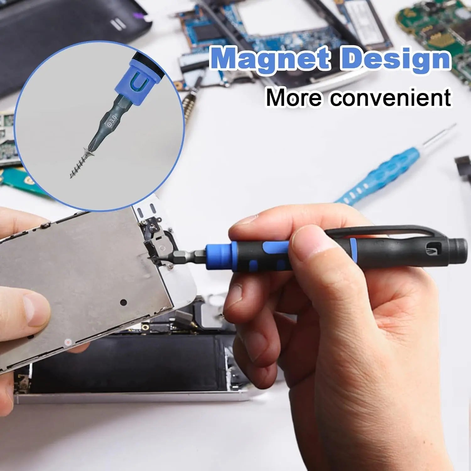 4 in 1 Screwdriver for phone repair Pen Shaped Pocket Screwdriver Portable Double Ended Screwdriver for Home Repair Tool