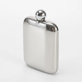 304 Stainless Steel Square Shaped Flask, Portable Flask, Spherical Cap, Wine Hip Flask, Pocket Flask